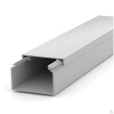 Кабель-канал (короб) ECOLINE IEK 40х40, 80х60, с двойным замком, L 2м