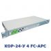Кросс оптический стоечный КОР-24-У 4, КРС, ШКОС (4 порта FC, ST, SC, LC; SM 9/125; MM 50/125; MM 62,5/125) Кросс оптический стоечный КОР-24-У 4, КРС, ШКОС (4 порта FC, ST, SC, LC; SM 9/125; MM 50/125; MM 62,5/125)