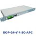 Кросс оптический стоечный КОР-24-У 4, КРС, ШКОС (4 порта FC, ST, SC, LC; SM 9/125; MM 50/125; MM 62,5/125) Кросс оптический стоечный КОР-24-У 4, КРС, ШКОС (4 порта FC, ST, SC, LC; SM 9/125; MM 50/125; MM 62,5/125)