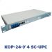 Кросс оптический стоечный КОР-24-У 4, КРС, ШКОС (4 порта FC, ST, SC, LC; SM 9/125; MM 50/125; MM 62,5/125) Кросс оптический стоечный КОР-24-У 4, КРС, ШКОС (4 порта FC, ST, SC, LC; SM 9/125; MM 50/125; MM 62,5/125)