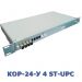 Кросс оптический стоечный КОР-24-У 4, КРС, ШКОС (4 порта FC, ST, SC, LC; SM 9/125; MM 50/125; MM 62,5/125) Кросс оптический стоечный КОР-24-У 4, КРС, ШКОС (4 порта FC, ST, SC, LC; SM 9/125; MM 50/125; MM 62,5/125)