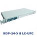 Кросс оптический стоечный КОР-24-У 8, КРС, ШКОС (8 портов FC, ST, SC, LC; SM 9/125; MM 50/125; MM 62,5/125) Кросс оптический стоечный КОР-24-У 8, КРС, ШКОС (8 портов FC, ST, SC, LC; SM 9/125; MM 50/125; MM 62,5/125)