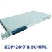 Кросс оптический стоечный КОР-24-У 8, КРС, ШКОС (8 портов FC, ST, SC, LC; SM 9/125; MM 50/125; MM 62,5/125) Кросс оптический стоечный КОР-24-У 8, КРС, ШКОС (8 портов FC, ST, SC, LC; SM 9/125; MM 50/125; MM 62,5/125)