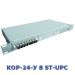 Кросс оптический стоечный КОР-24-У 8, КРС, ШКОС (8 портов FC, ST, SC, LC; SM 9/125; MM 50/125; MM 62,5/125) Кросс оптический стоечный КОР-24-У 8, КРС, ШКОС (8 портов FC, ST, SC, LC; SM 9/125; MM 50/125; MM 62,5/125)