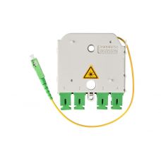 Универсальный сплиттерный модуль для оптических сетей УСМ 1×8 на 8 портов, SC/APC